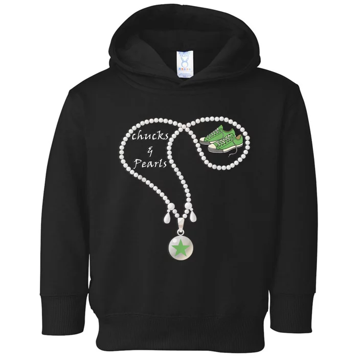 Chucks & Pearls Kamala, Converse Women Girls Toddler Hoodie