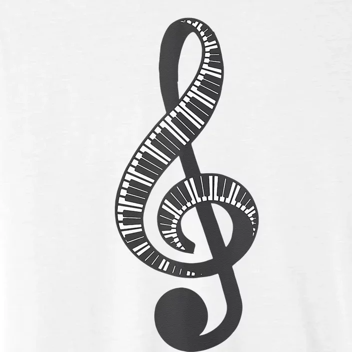 Cute Piano Keyboard Treble Clef Music Note Art Music Gift ChromaSoft Performance T-Shirt