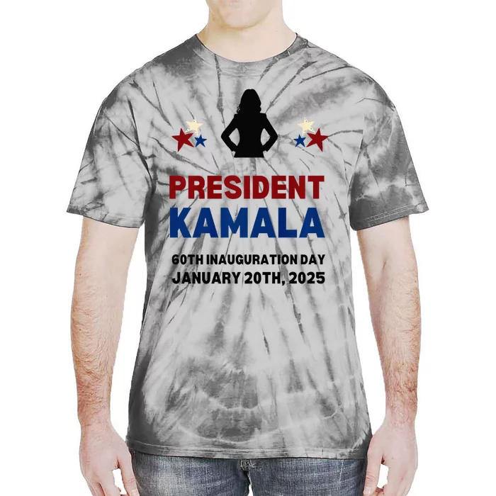 Cool President Kamala Harris 2024 Inauguration Day Souvenir Tie-Dye T-Shirt