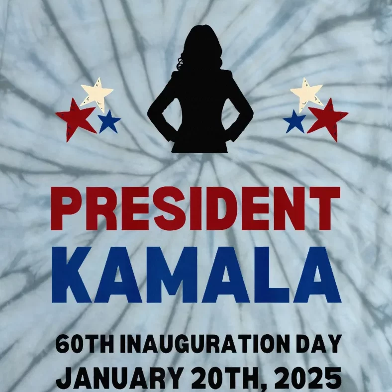 Cool President Kamala Harris 2024 Inauguration Day Souvenir Tie-Dye T-Shirt