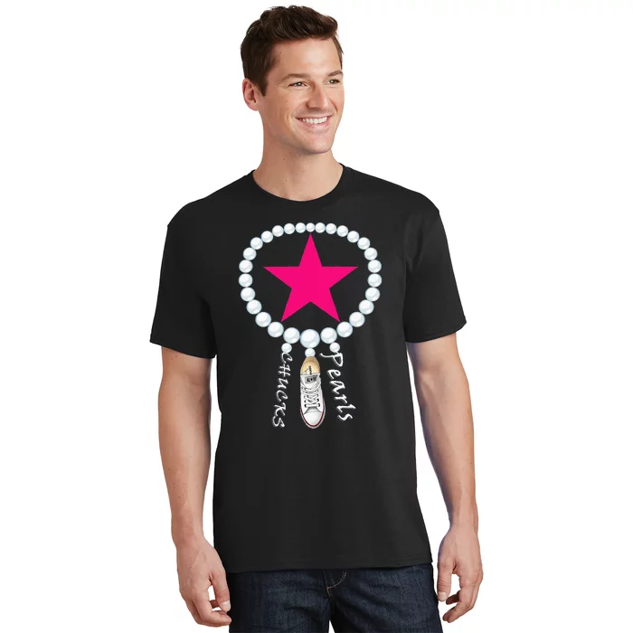 Chucks & Pearls Kamala Funny Converse Women Men T-Shirt