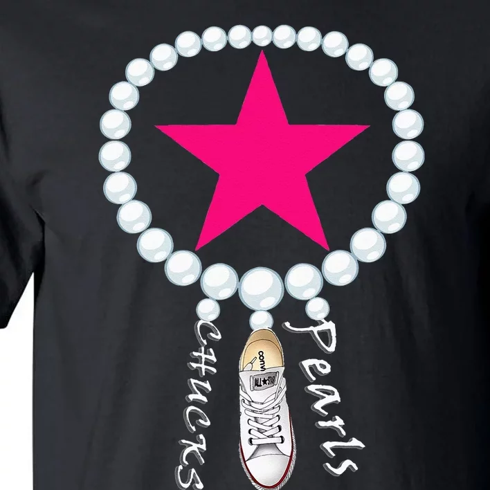 Chucks & Pearls Kamala Funny Converse Women Men Tall T-Shirt