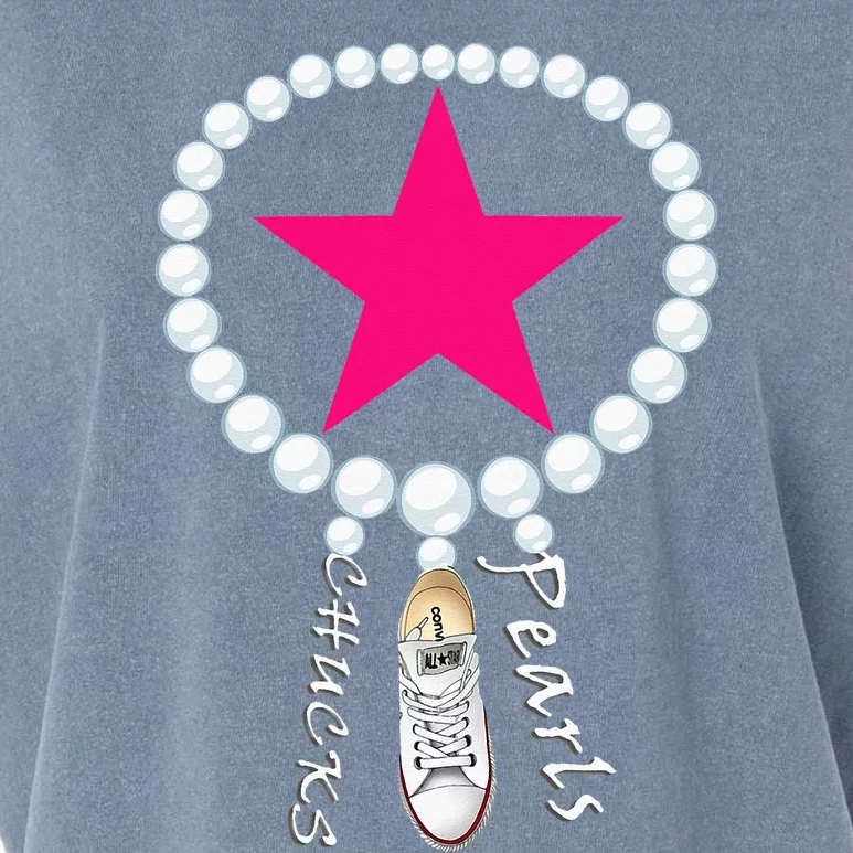 Chucks & Pearls Kamala Funny Converse Women Men Garment-Dyed Women's Muscle Tee