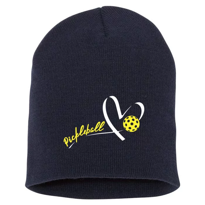 Cute Pickleball Lovers Funny Pickleball Players Gifts Short Acrylic Beanie