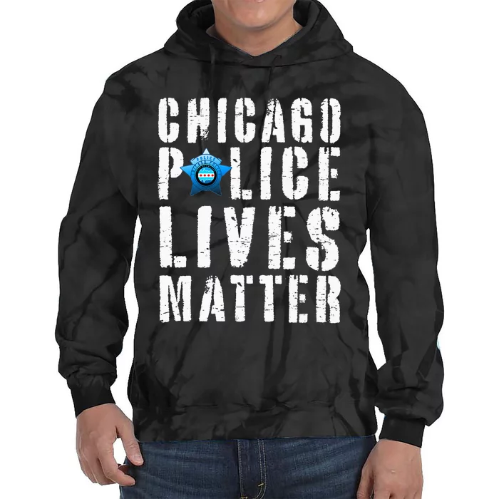 Chicago Police Lives Matter Protect Chicago Cops Tie Dye Hoodie