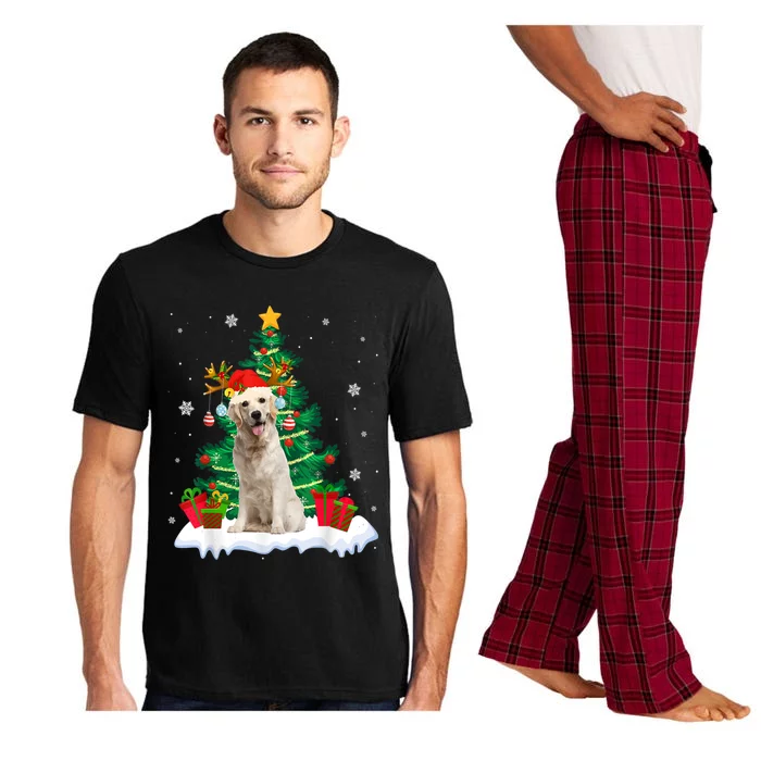 Christmas Pajama Labrador Retriever Tree Xmas Dog Dad Mom Cute Gift Pajama Set