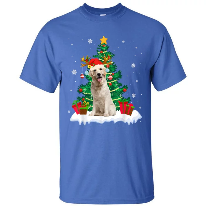 Christmas Pajama Labrador Retriever Tree Xmas Dog Dad Mom Cute Gift Tall T-Shirt