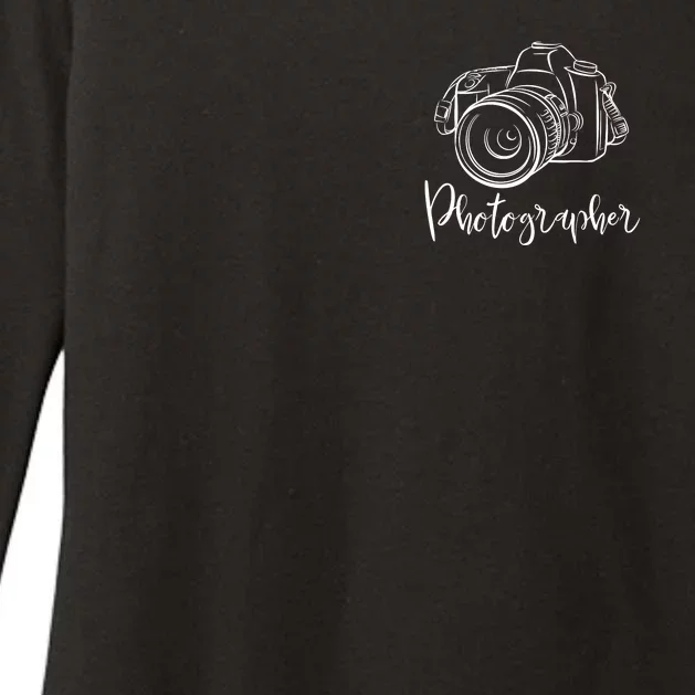 Camera Photographer Lens Cameraman Focus Photography Womens CVC Long Sleeve Shirt