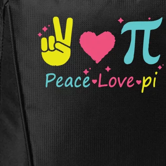 Cool Peace Love Pi City Backpack