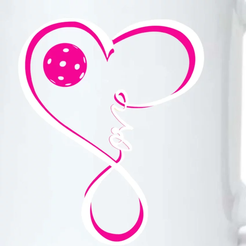 Cute Pickleball Ladies I Love Pickleball Gift Black Color Changing Mug