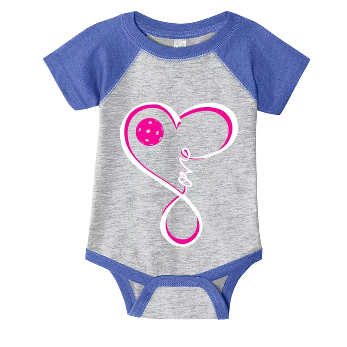 Cute Pickleball Ladies I Love Pickleball Gift Infant Baby Jersey Bodysuit