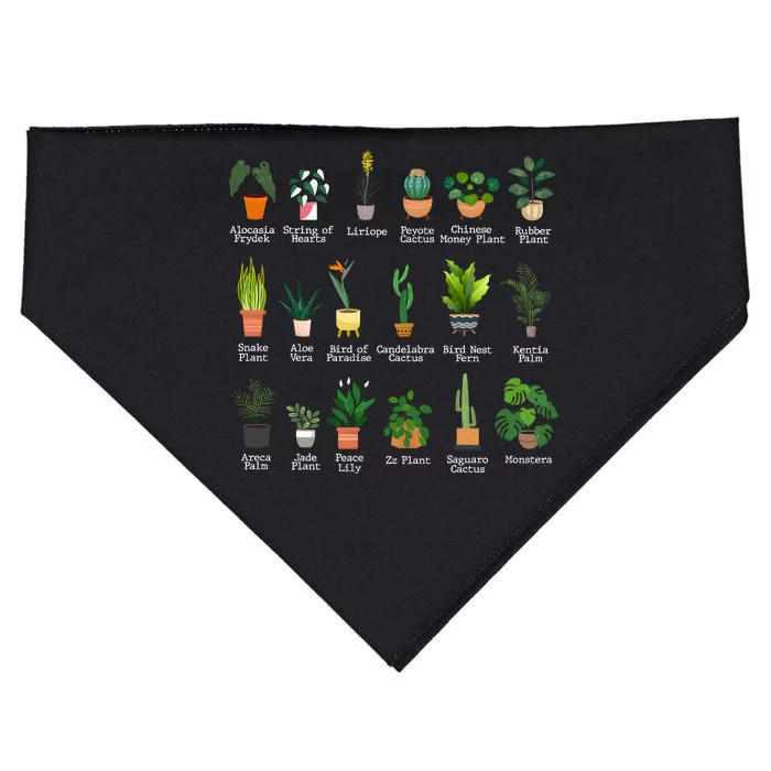 Crazy Plant Lady Gardener USA-Made Doggie Bandana