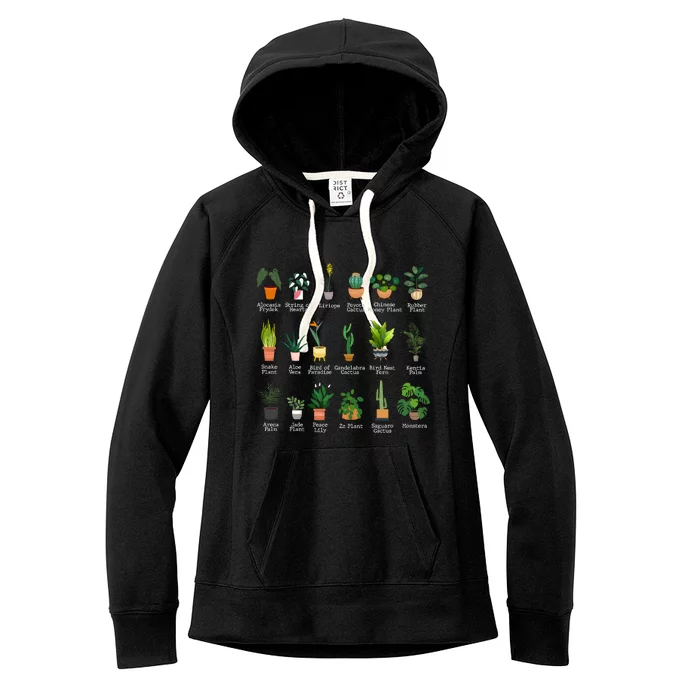 Crazy Plant Lady Gardener Women's Fleece Hoodie