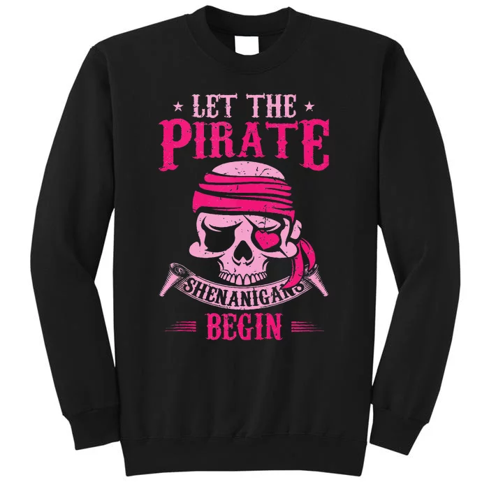 Captain Pirate Let The Pirate Shenanigans Begin Funny Sweatshirt