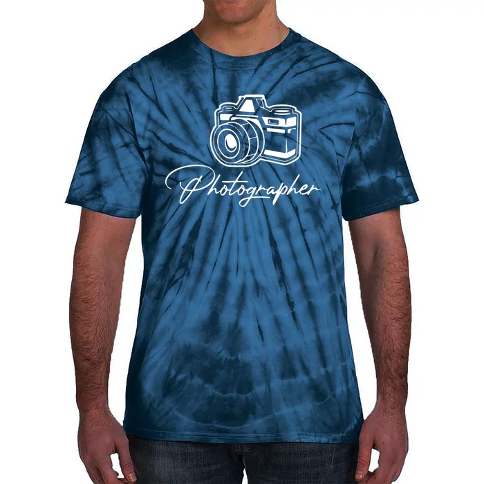 Camera Photographer Lens Cameraman Focus Photography Tie-Dye T-Shirt