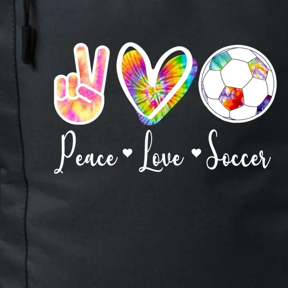 Cute Peace Love Soccer Daily Commute Backpack