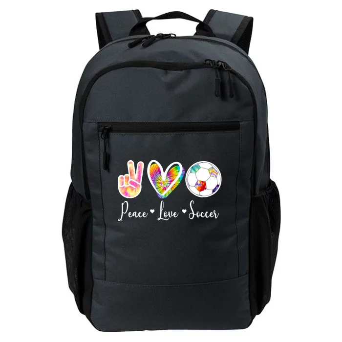 Cute Peace Love Soccer Daily Commute Backpack