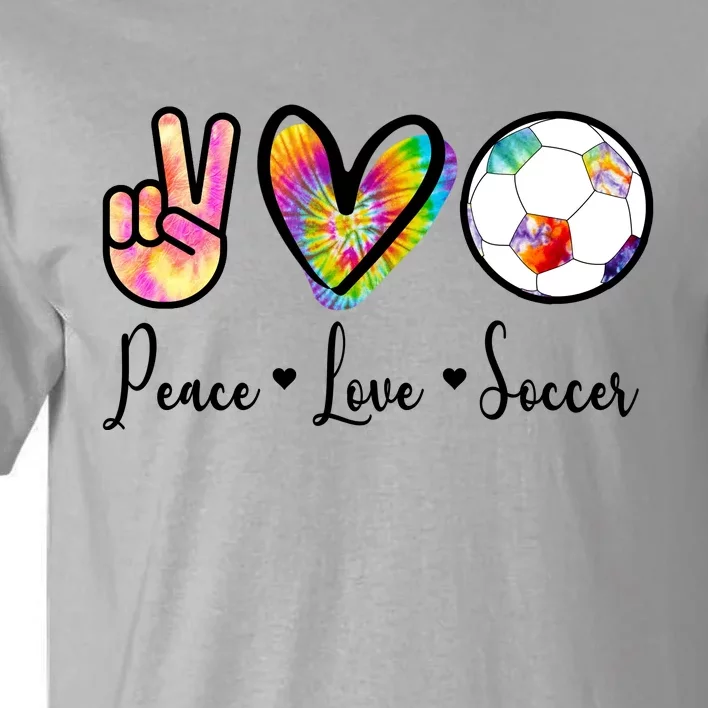 Cute Peace Love Soccer Tall T-Shirt