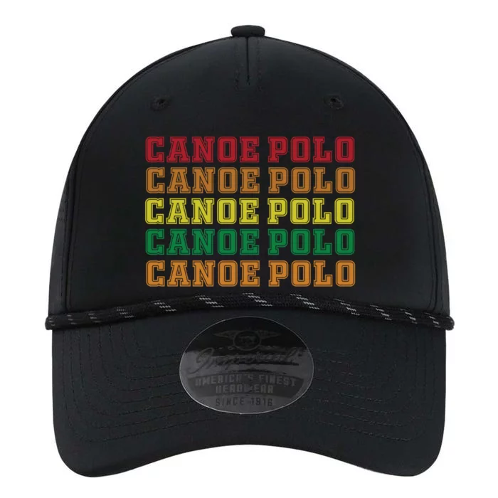 Canoe Polo Lettering Costume Love Water Sports Gift Performance The Dyno Cap