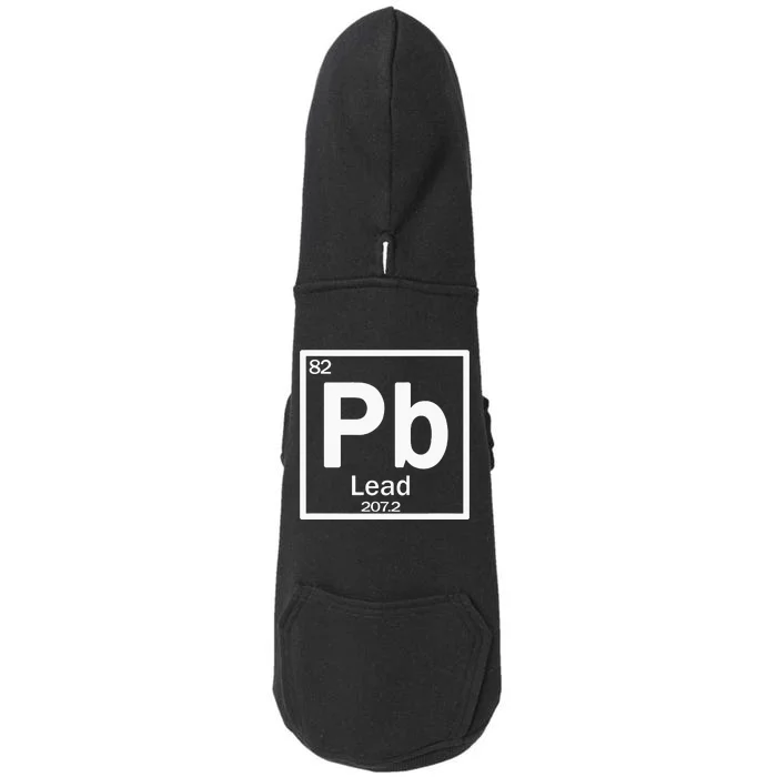 Chemistry Pb (Lead) Element Doggie 3-End Fleece Hoodie