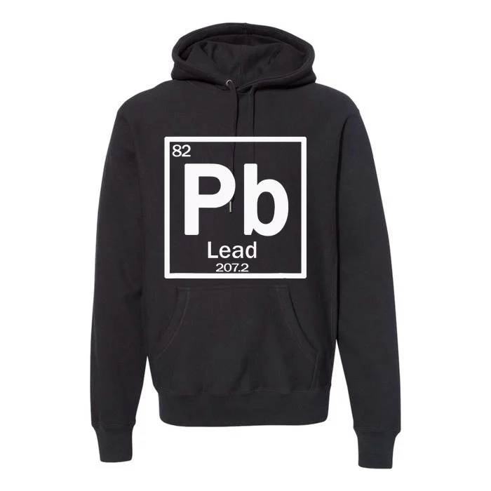 Chemistry Pb (Lead) Element Premium Hoodie