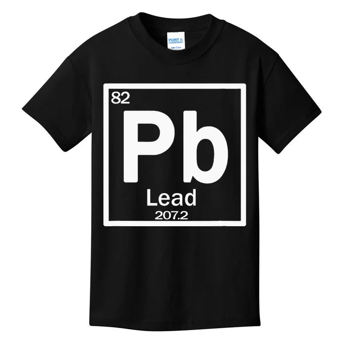 Chemistry Pb (Lead) Element Kids T-Shirt