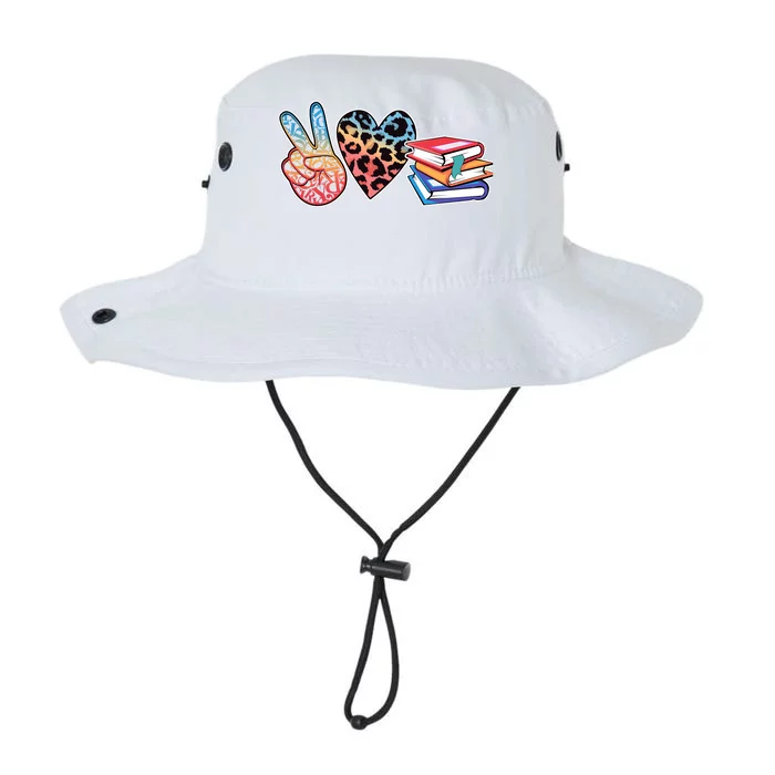 Cute Peace Love Books Reading Fan Book Lover Legacy Cool Fit Booney Bucket Hat