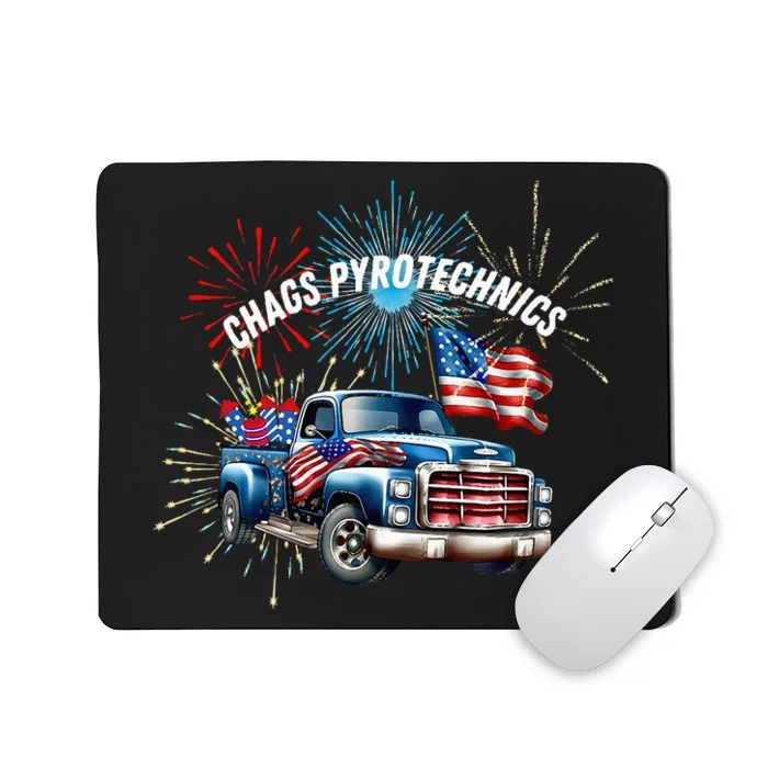 Chag's Pyrotechnics Lighting up the 4th of July in Style! Mousepad