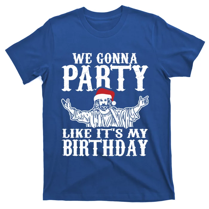 Christmas Party Like Its My Birthday Jesus Christmas Cool Gift T-Shirt