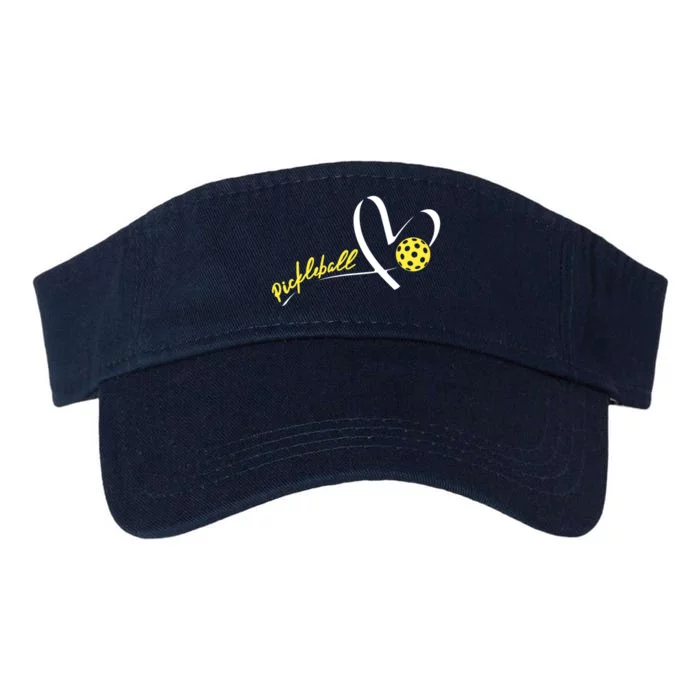 Cute Pickleball Lovers Funny Pickleball Players Gifts Valucap Bio-Washed Visor