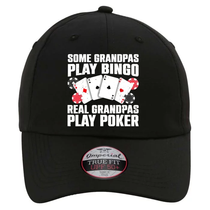 Cool Poker Lover Art For Grandpa Casino Card Gambling The Original Performance Cap