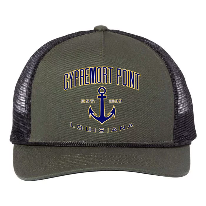 Cypremort Point La Retro Rope Trucker Hat Cap