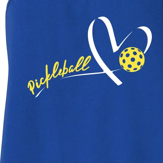 Cute Pickleball Lovers Cool Gift Funny Pickleball Players Funny Gift Women's Racerback Tank