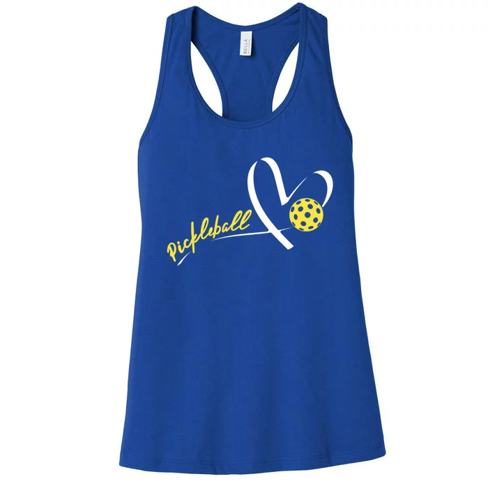 Cute Pickleball Lovers Cool Gift Funny Pickleball Players Funny Gift Women's Racerback Tank