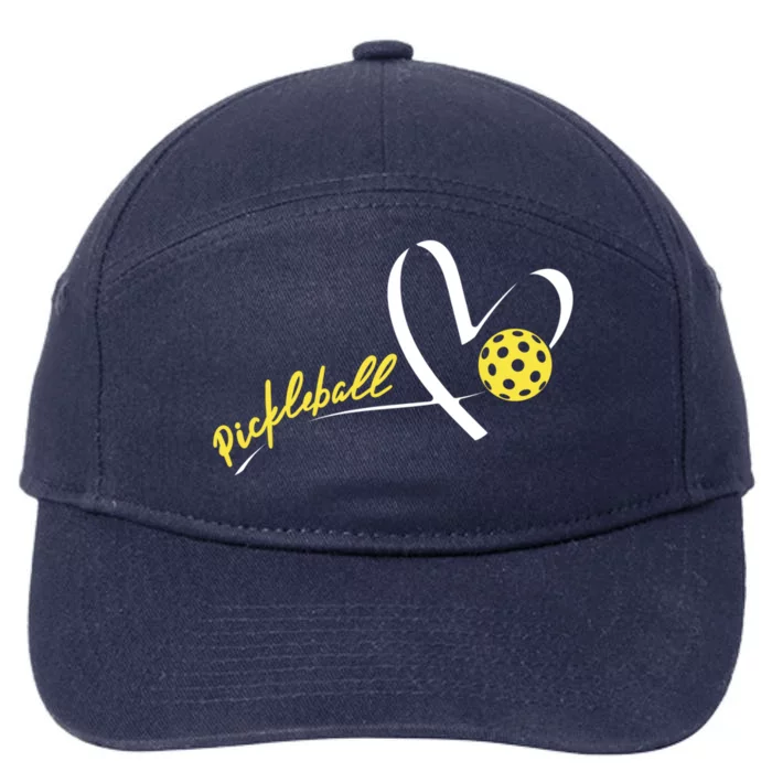 Cute Pickleball Lovers Cool Gift Funny Pickleball Players Funny Gift 7-Panel Snapback Hat