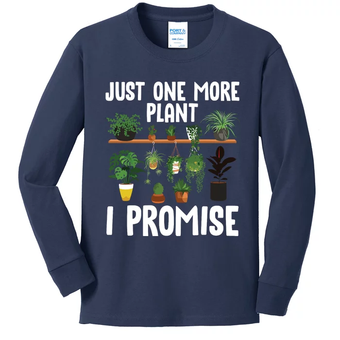 Cool Plant Lover Art For Women Garden Florist Gardening Kids Long Sleeve Shirt