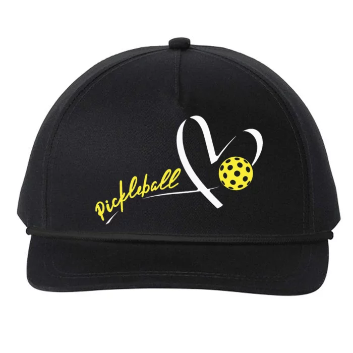 Cute Pickleball Lovers Funny Pickleball Players Gifts Snapback Five-Panel Rope Hat