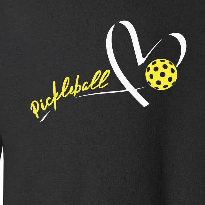 Cute Pickleball Lovers Funny Pickleball Players Gifts Toddler Sweatshirt