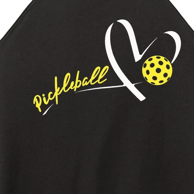 Cute Pickleball Lovers Funny Pickleball Players Gifts Women’s Perfect Tri Rocker Tank