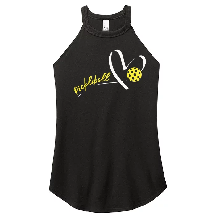 Cute Pickleball Lovers Funny Pickleball Players Gifts Women’s Perfect Tri Rocker Tank