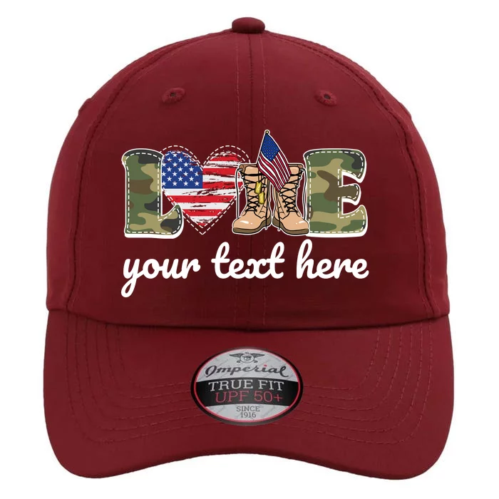 Custom Personalized Love Military The Original Performance Cap