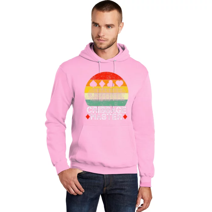 Cribbage Players Lovers Cribbage Board Game Fans Hoodie