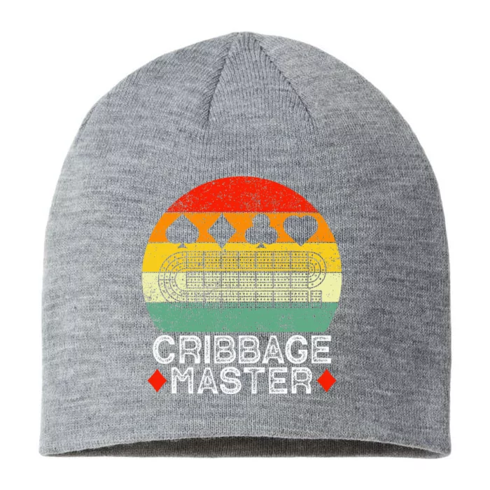 Cribbage Players Lovers Cribbage Board Game Fans 8 1/2in Sustainable Knit Beanie