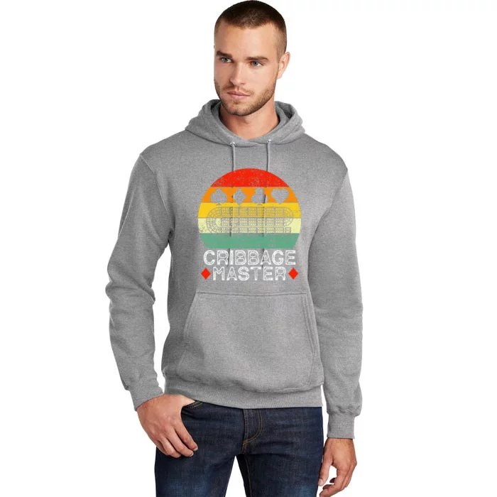 Cribbage Players Lovers Cribbage Board Game Fans Tall Hoodie