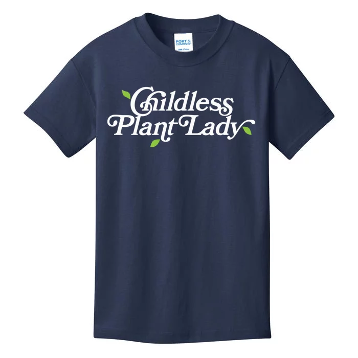 Childless Plant Lady (Childless Cat Lady Meme) Funny Kamala 2024 Kids T-Shirt