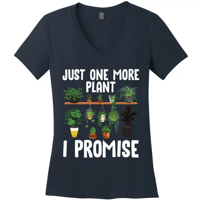 Cool Plant Lover Art For Women Garden Florist Gardening Women's V-Neck T-Shirt