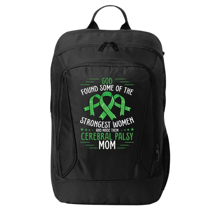 Cerebral Palsy Mom Cerebral Palsy Support Squad Great Gift City Backpack