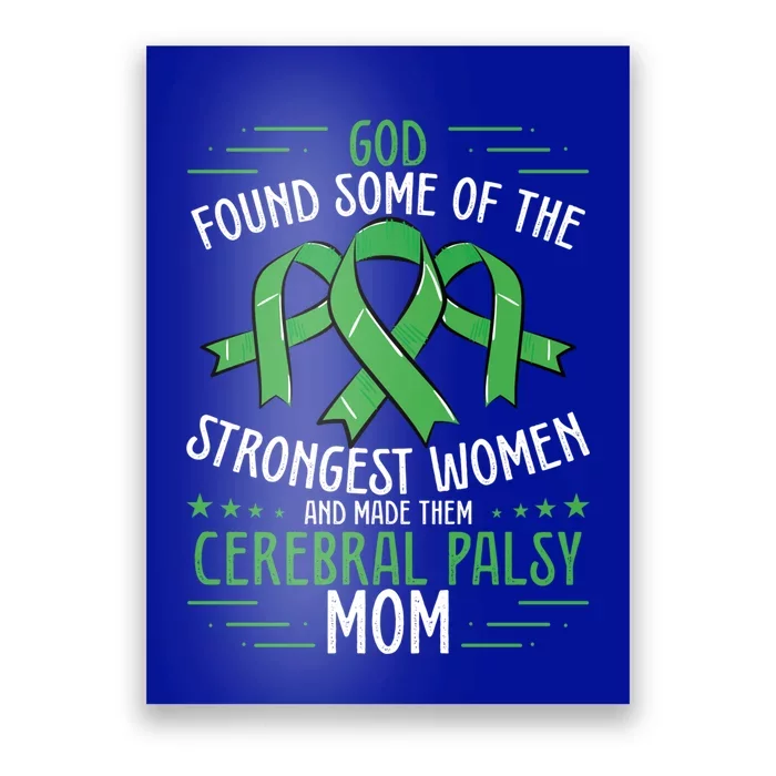 Cerebral Palsy Mom Cerebral Palsy Support Squad Great Gift Poster