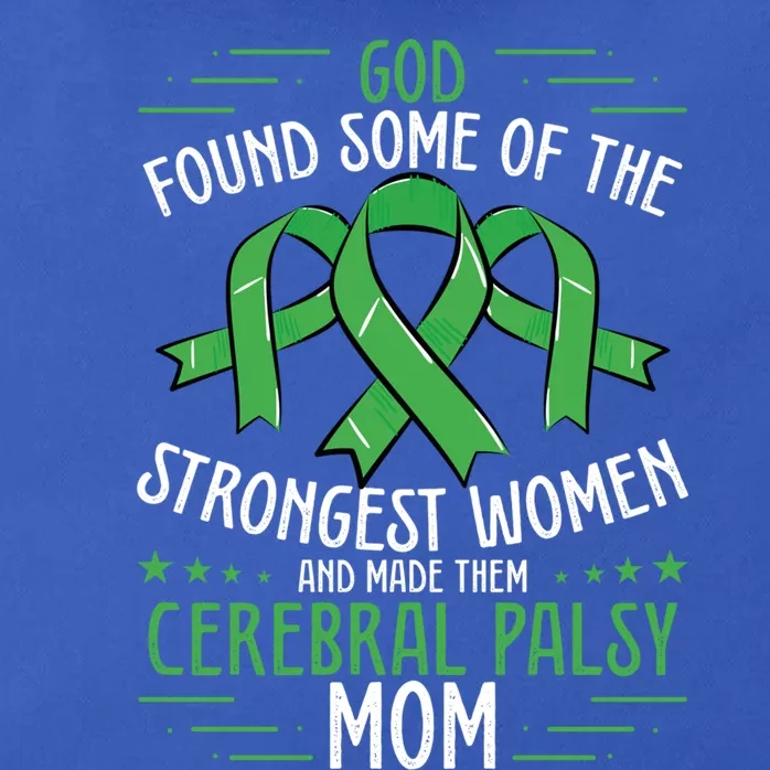 Cerebral Palsy Mom Cerebral Palsy Support Squad Great Gift Zip Tote Bag