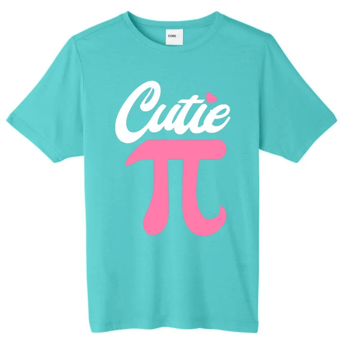 Cutie Pi Math Science Teacher 3.14 Funny Pi Day ChromaSoft Performance T-Shirt